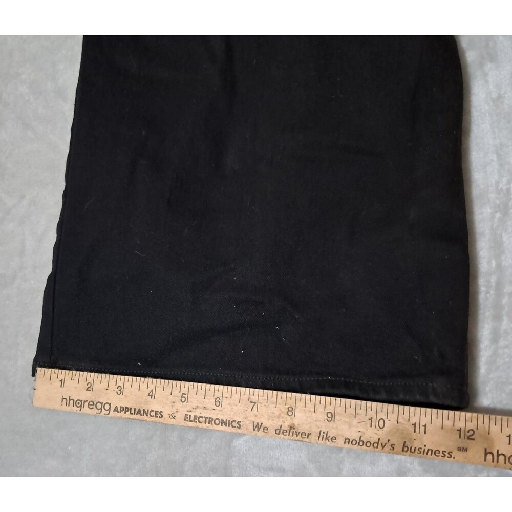 Old Navy Wow High Rise Womens Wide Leg Black Jeans Size 26 Short Denim New - Picture 4 of 15